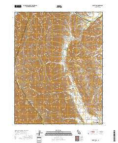 Mount Vaca 2018 topographic map thumbnail