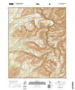 Mount Whitney 2018 topographic map thumbnail