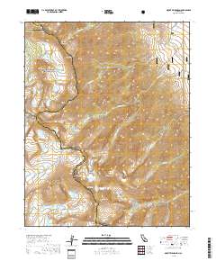 Mount Williamson 2018 topographic map thumbnail