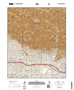 Mount Wilson 2018 topographic map thumbnail