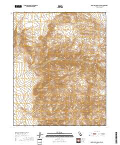 Mountain Springs Canyon 2018 topographic map thumbnail