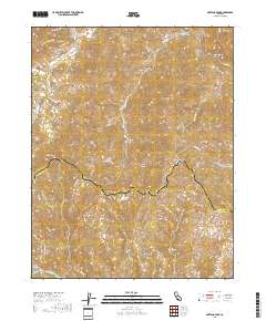 Mustang Peak 2018 topographic map thumbnail