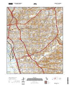 National City 2018 topographic map thumbnail