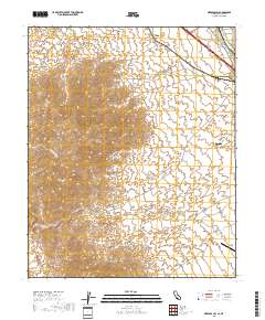 Needles SW 2018 topographic map thumbnail