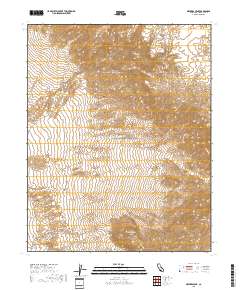 Nevares Peak 2018 topographic map thumbnail
