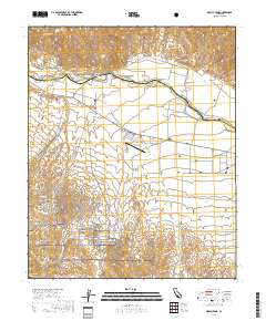 New Cuyama 2018 topographic map thumbnail