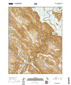 New Melones Dam 2018 topographic map thumbnail