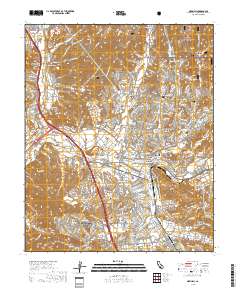 Newhall 2018 topographic map thumbnail