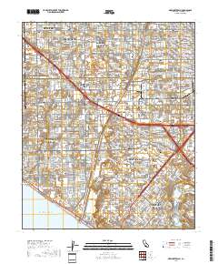 Newport Beach 2018 topographic map thumbnail