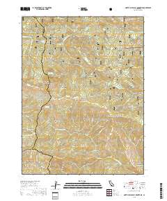 North Yolla Bolly Mountains 2018 topographic map thumbnail
