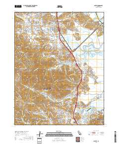 Novato 2018 topographic map thumbnail
