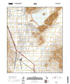 Perris 2018 topographic map thumbnail