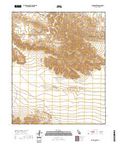 Pinto Mountain 2018 topographic map thumbnail