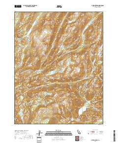 Piute Mountain 2018 topographic map thumbnail