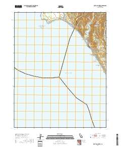 Point Ano Nuevo 2018 topographic map thumbnail