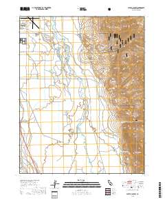 Poleta Canyon 2018 topographic map thumbnail