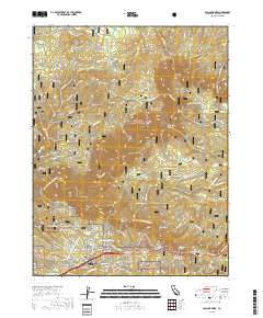 Pollock Pines 2018 topographic map thumbnail