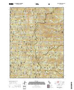 Pony Buck Peak 2018 topographic map thumbnail