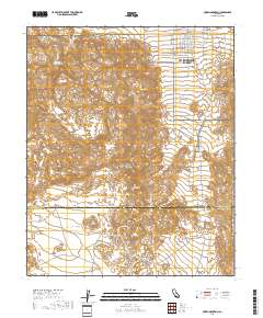 Queen Mountain 2018 topographic map thumbnail