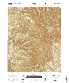 Quinn Peak 2018 topographic map thumbnail