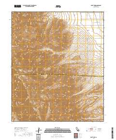 Rabbit Peak 2018 topographic map thumbnail