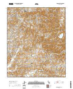 Rancho Santa Fe 2018 topographic map thumbnail