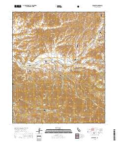 Reyes Peak 2018 topographic map thumbnail
