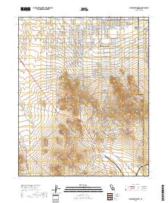 Ridgecrest South 2018 topographic map thumbnail