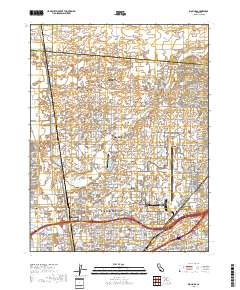 Rio Linda 2018 topographic map thumbnail