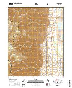 Olancha 2018 topographic map thumbnail