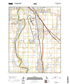 Olivehurst 2018 topographic map thumbnail