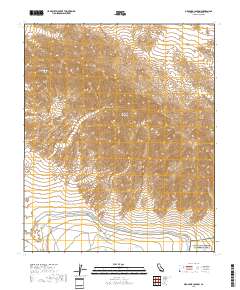 Orocopia Canyon 2018 topographic map thumbnail