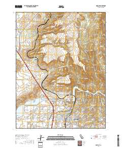 Oroville 2018 topographic map thumbnail