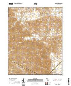 Ortigalita Peak 2018 topographic map thumbnail