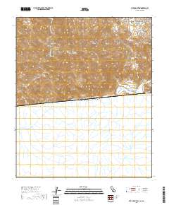 Otay Mountain 2018 topographic map thumbnail