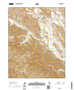 Paicines 2018 topographic map thumbnail