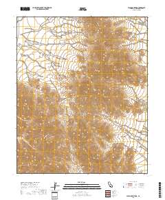 Palen Mountains 2018 topographic map thumbnail