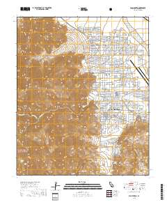 Palm Springs 2018 topographic map thumbnail