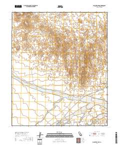 Palo Verde Peak 2018 topographic map thumbnail