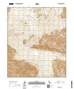 Malapai Hill 2018 topographic map thumbnail