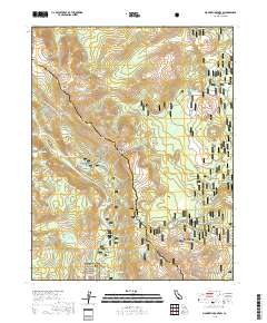 Mammoth Mountain 2018 topographic map thumbnail