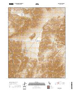 Manly Peak 2018 topographic map thumbnail