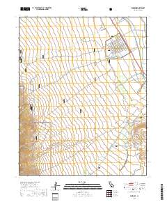 Manzanar 2018 topographic map thumbnail