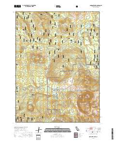 Manzanita Lake 2018 topographic map thumbnail