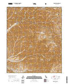 Margarita Peak 2018 topographic map thumbnail