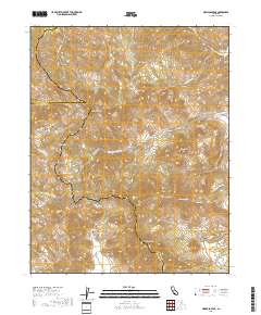 Mariposa Peak 2018 topographic map thumbnail