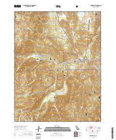 Markleeville 2018 topographic map thumbnail