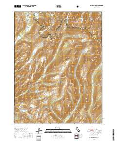 Matterhorn Peak 2018 topographic map thumbnail