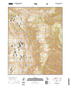 Mazourka Peak 2018 topographic map thumbnail