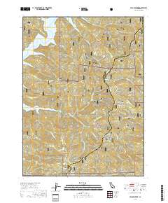Papoose Creek 2018 topographic map thumbnail
